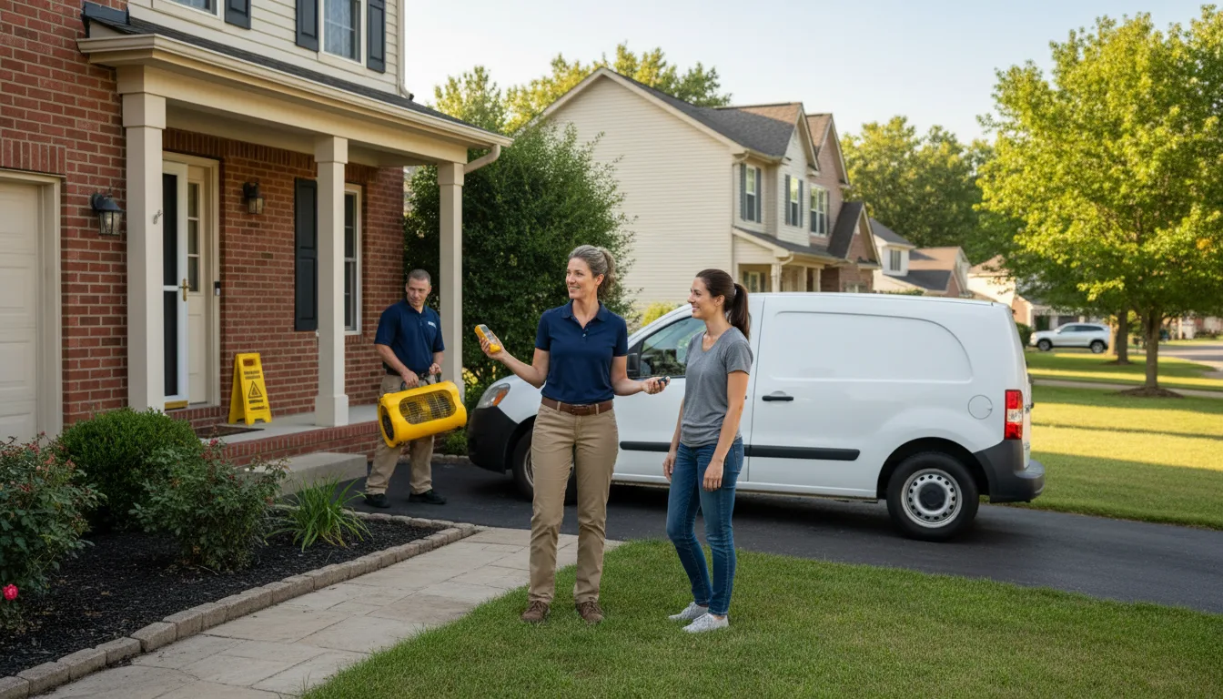 Water restoration image for Fire And Smoke Damage Restoration in Sizerock, KY